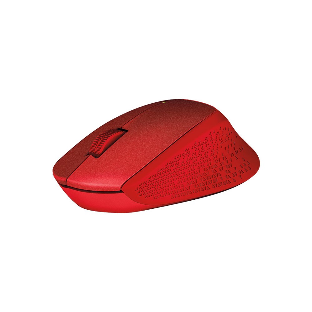 เมาส์ไร้สาย Logitech Wireless Mouse Silent Plus M331 Red