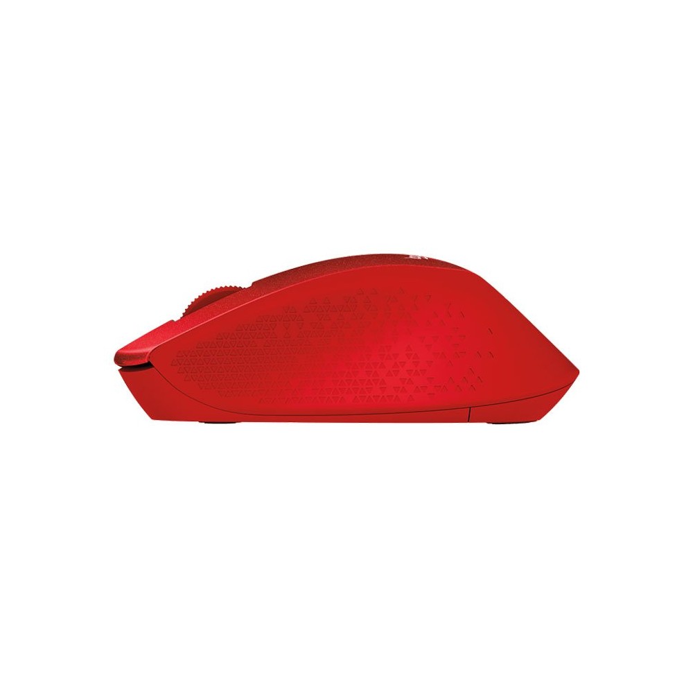 เมาส์ไร้สาย Logitech Wireless Mouse Silent Plus M331 Red