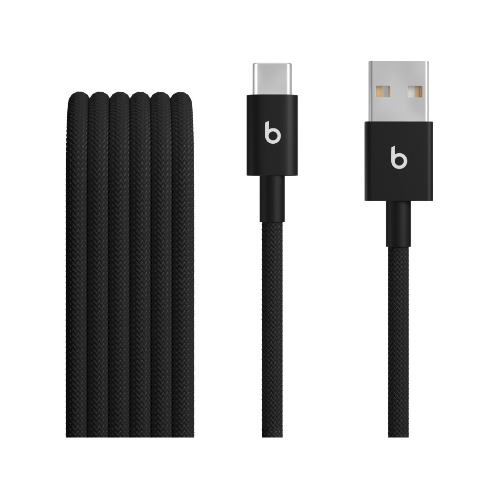 Beats USB-A to USB-C Woven Cable (1.5 m) - Bolt Black