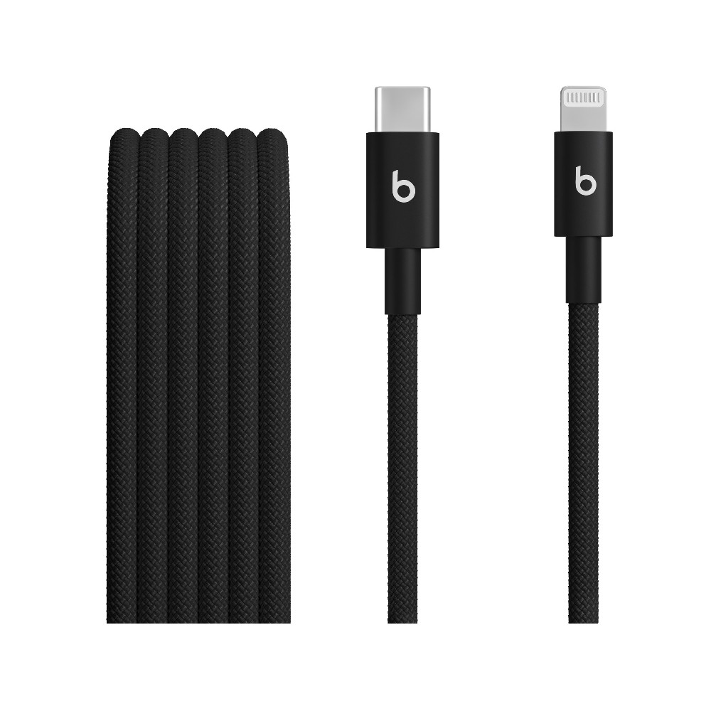 Beats USB-C to Lightning Woven Cable (1.5 m) - Bolt Black