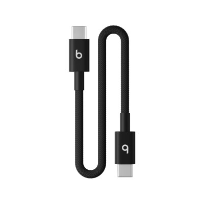 Beats USB-C to USB-C Woven Short Cable (20 cm) - Bolt Black