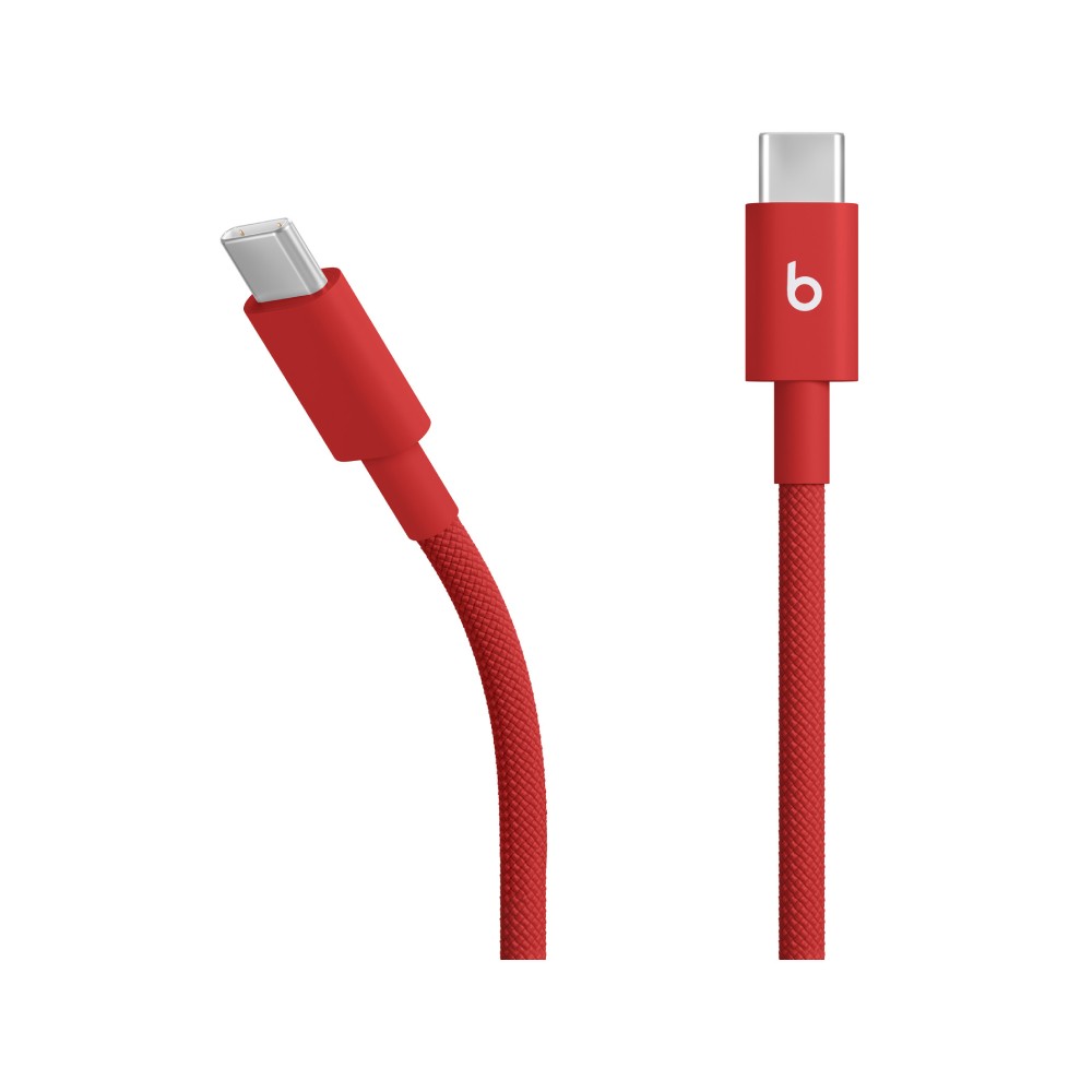 Beats USB-C to USB-C Woven Cable (1.5 m) - Rapid Red