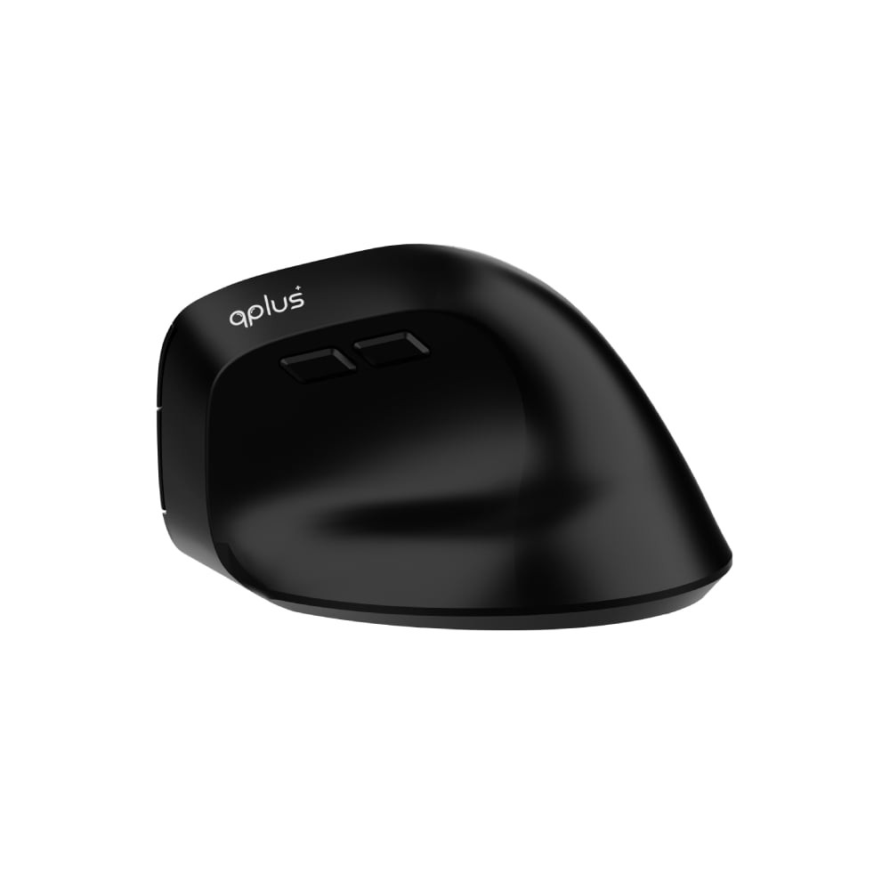 เมาส์ไร้สาย QPLUS Ergonomic Wireless Mouse 1952 Black