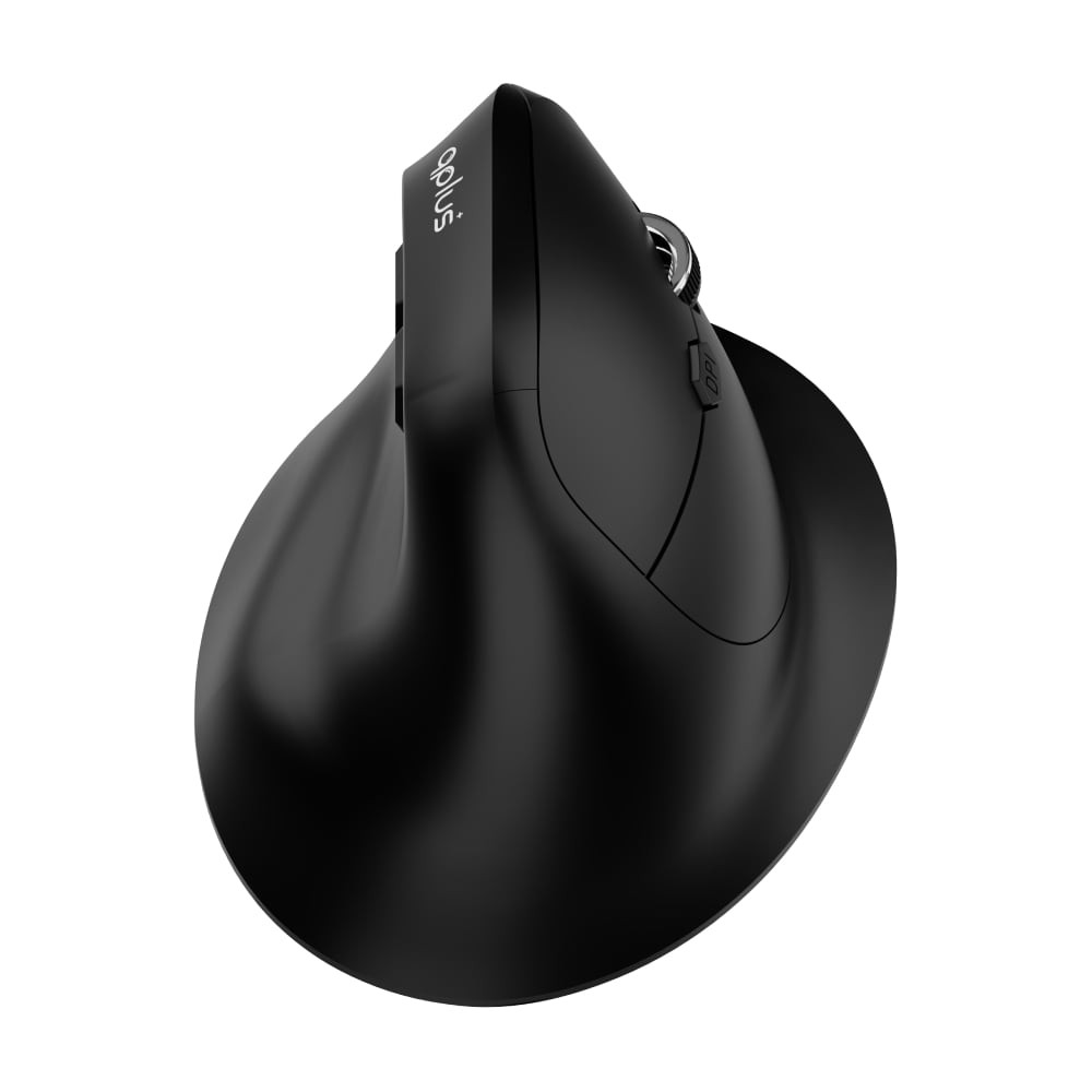 เมาส์ไร้สาย QPLUS Ergonomic Wireless Mouse 1952 Black