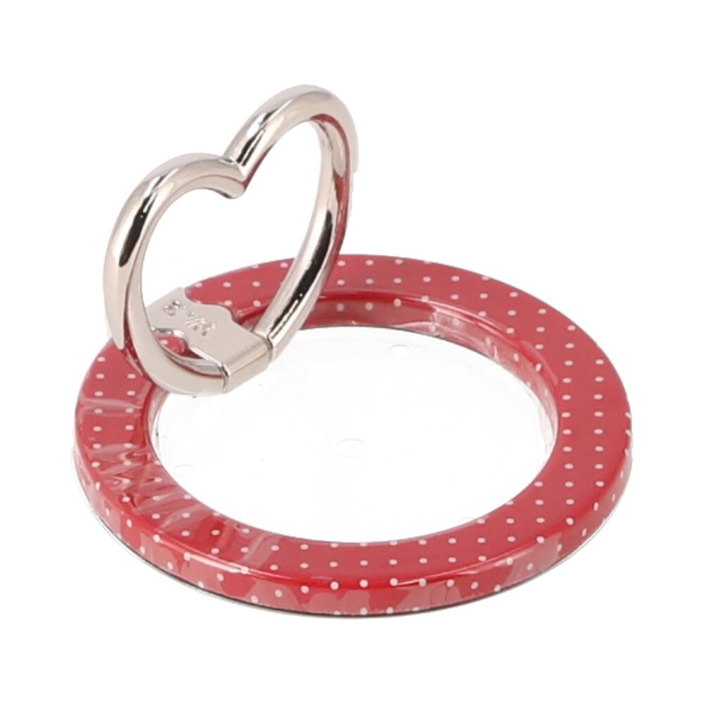 แหวนติดโทรศัพท์ Blue Box Premium Limited Collection Red Polka