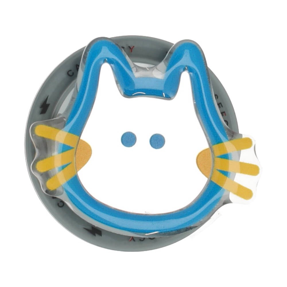 แหวนติดโทรศัพท์ Blue Box Mirror Cute Limited Collection Blue Cat