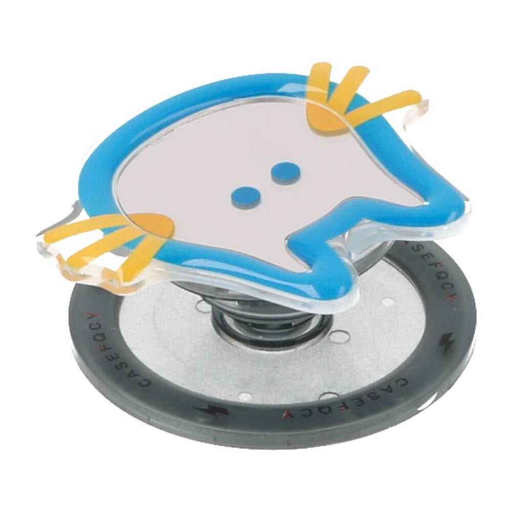 แหวนติดโทรศัพท์ Blue Box Mirror Cute Limited Collection Blue Cat