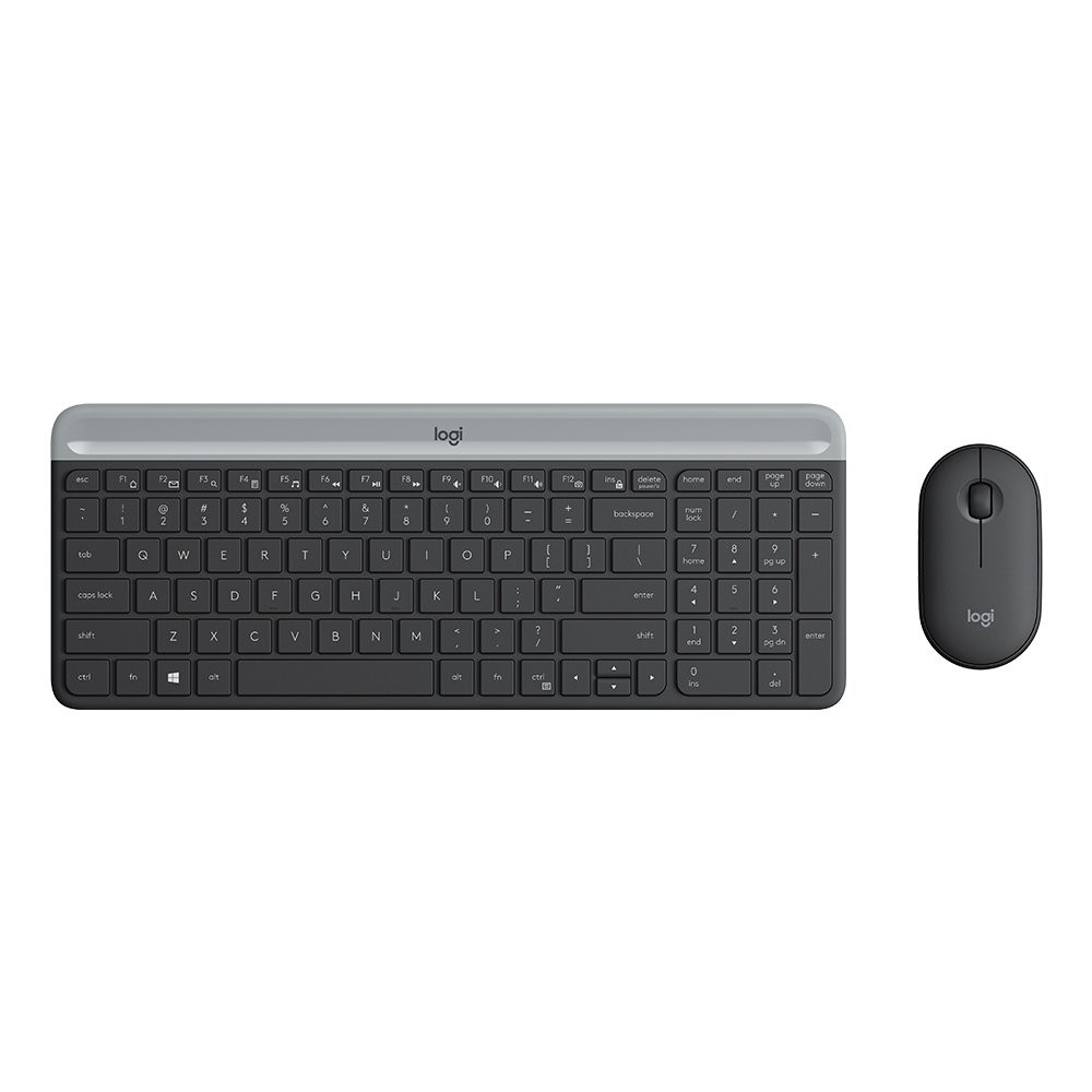Logitech Wireless Mouse + Keyboards MK470 Slim Graphite (TH/EN)