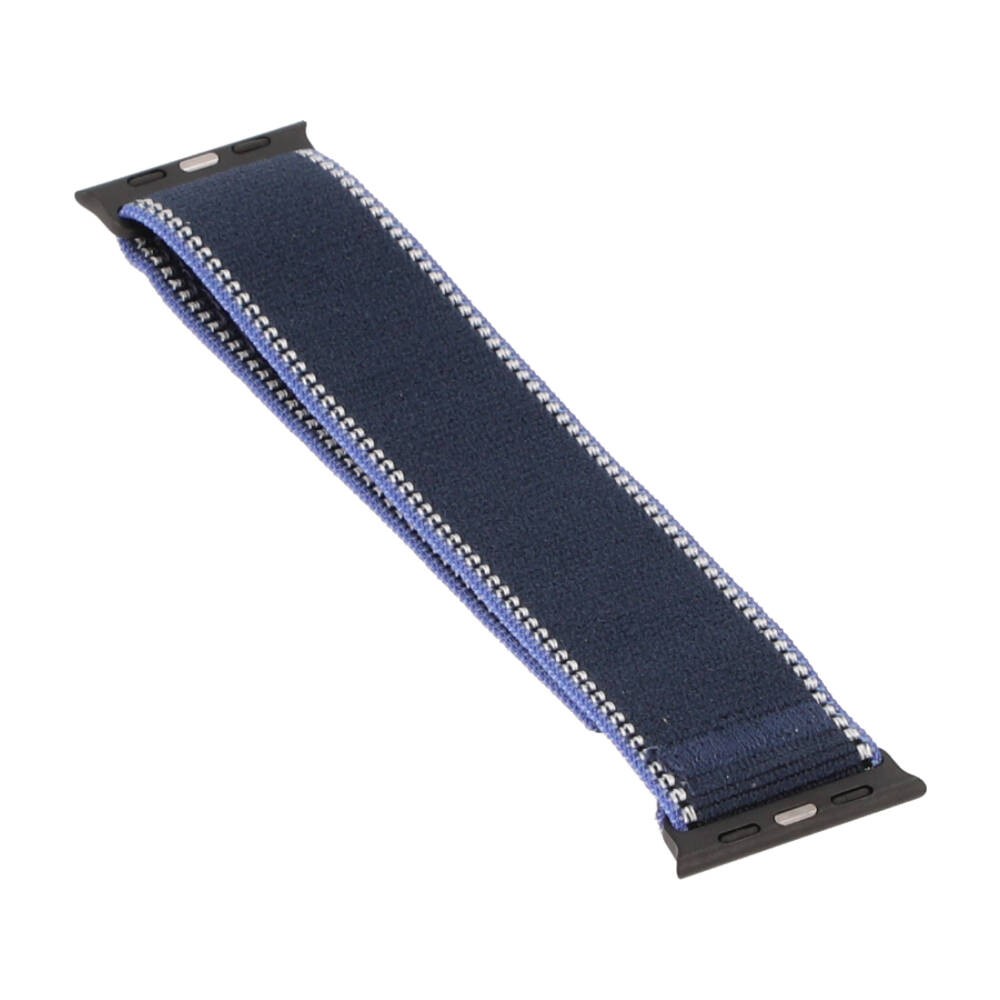 FOX สาย Apple Watch Strap (38/41/(S10&S11) 42 mm) Fabric Adjustable Blue