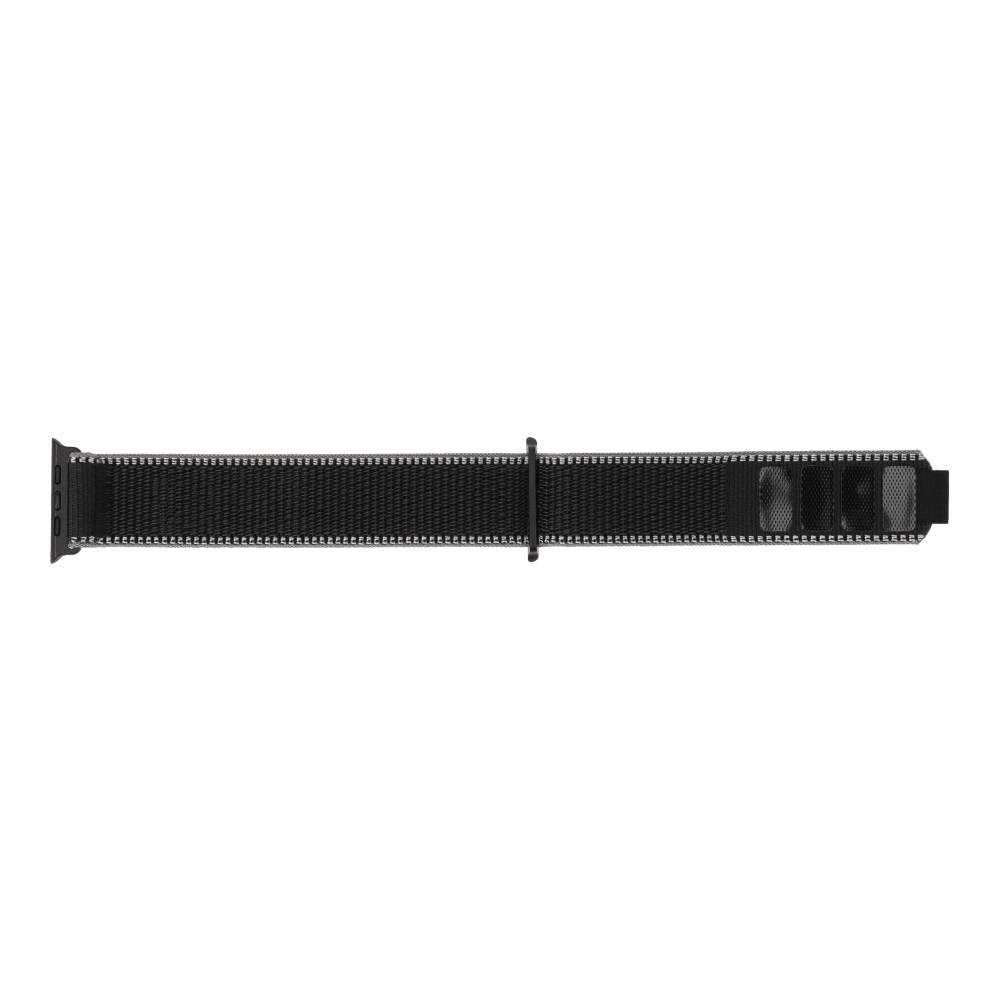 FOX สาย Apple Watch Strap (42/44/45/46/49mm) Fabric Adjustable Black