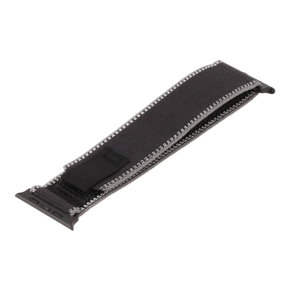 FOX สาย Apple Watch Strap (42/44/45/46/49mm) Fabric Adjustable Black