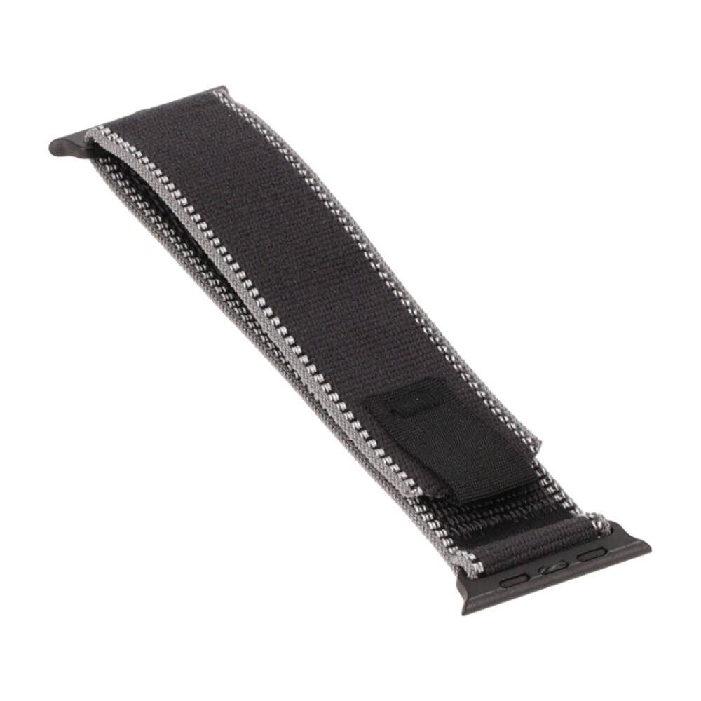 FOX สาย Apple Watch Strap (42/44/45/46/49mm) Fabric Adjustable Black