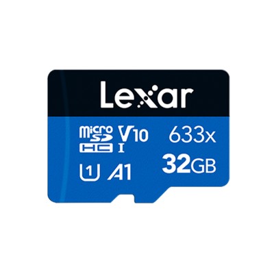 [ของแท้] เมมโมรี่การ์ด Lexar MicroSDHC 32GB High Performance BL 633x Global