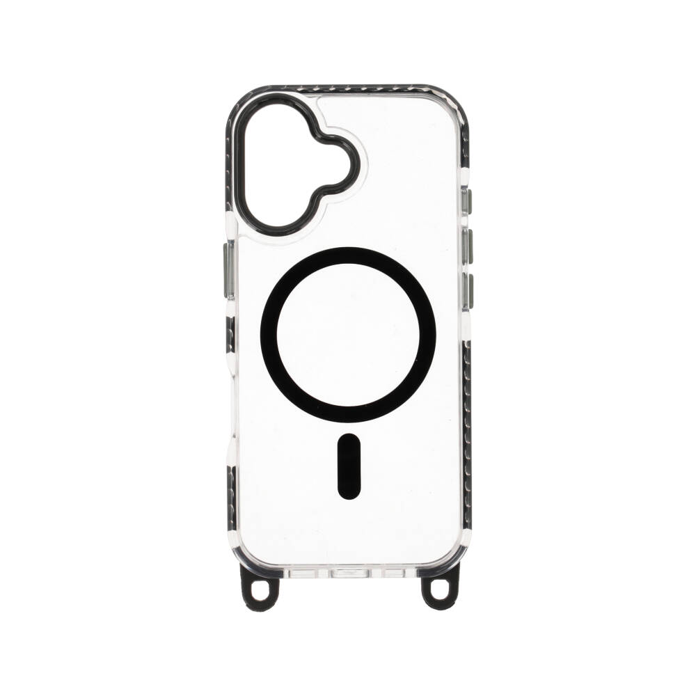 เคส Blue Box iPhone 17 LanyardFlex Clear Black