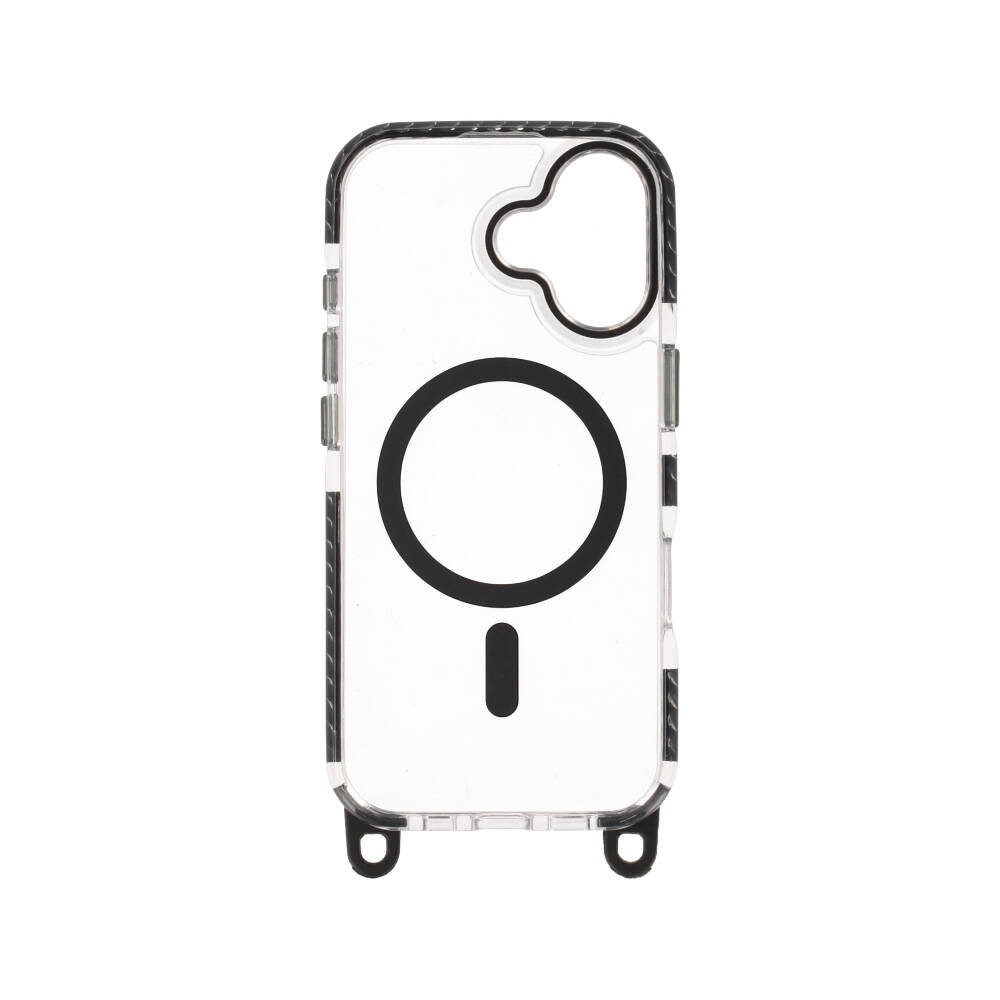 เคส Blue Box iPhone 17 LanyardFlex Clear Black