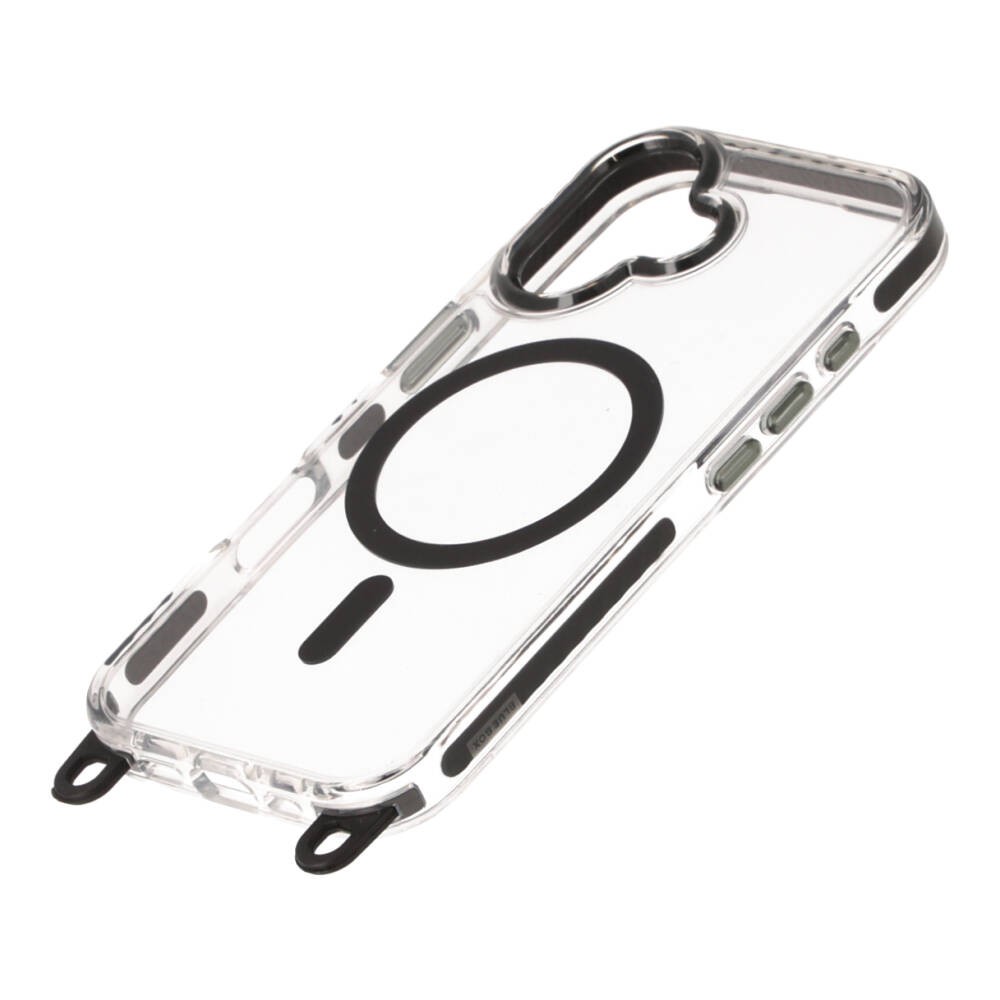 เคส Blue Box iPhone 17 LanyardFlex Clear Black