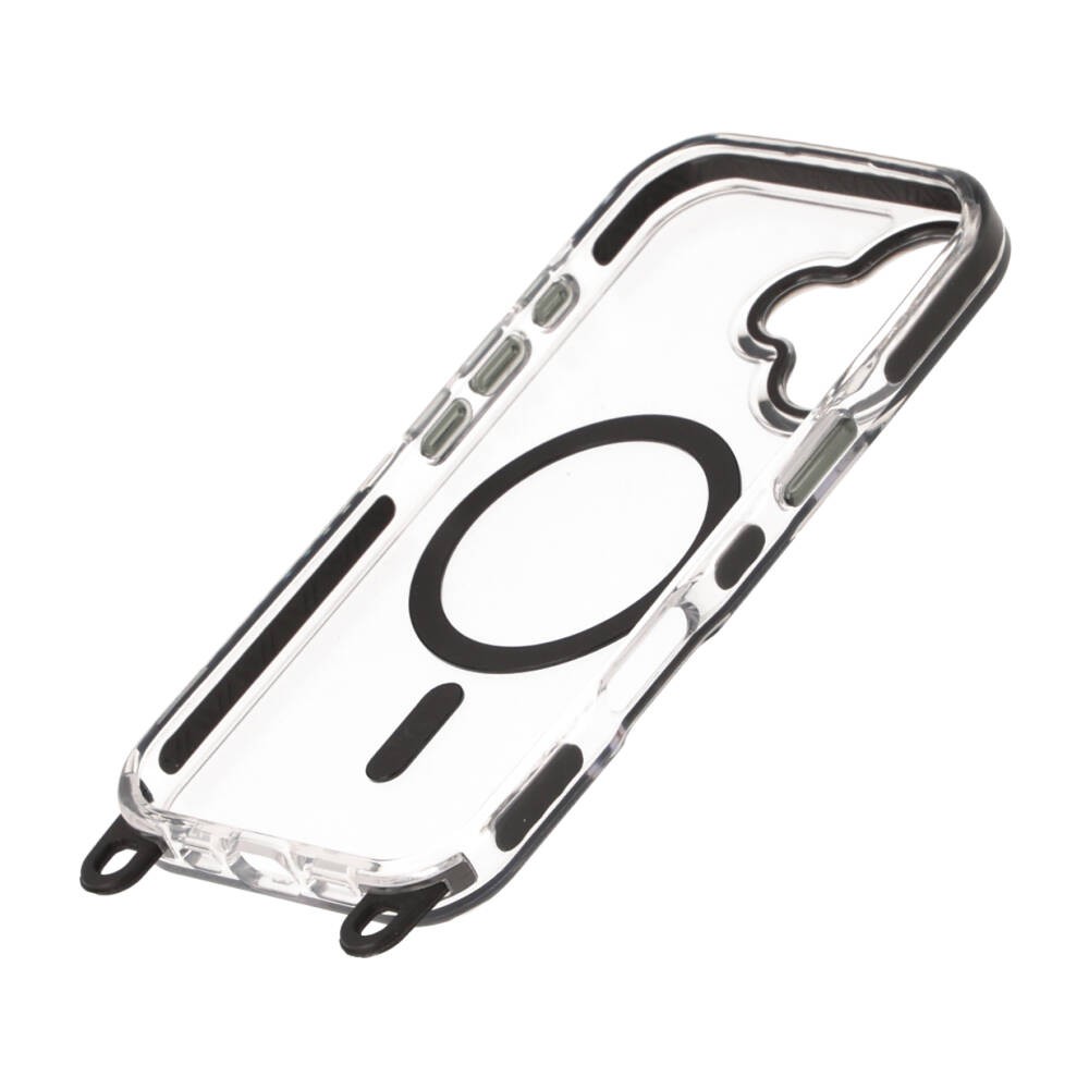 เคส Blue Box iPhone 17 LanyardFlex Clear Black