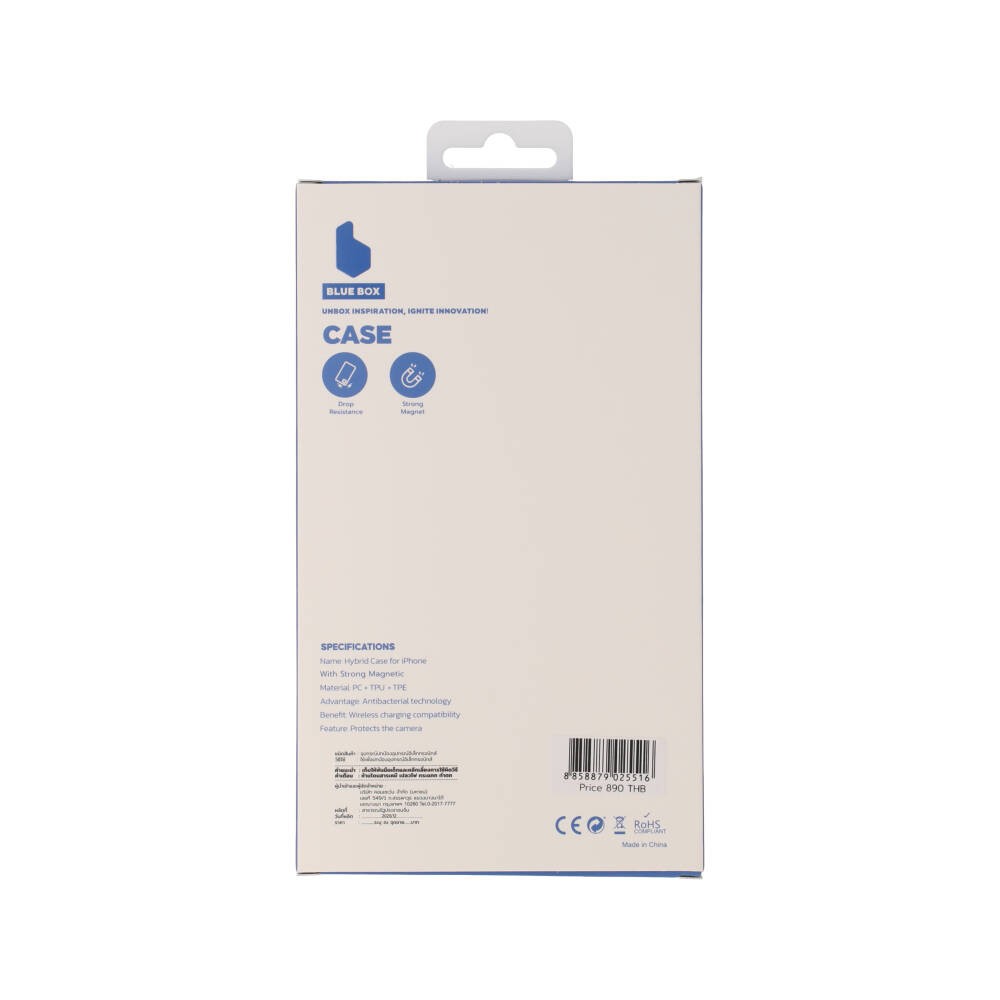 เคส Blue Box iPhone 17 LanyardFlex Clear Black