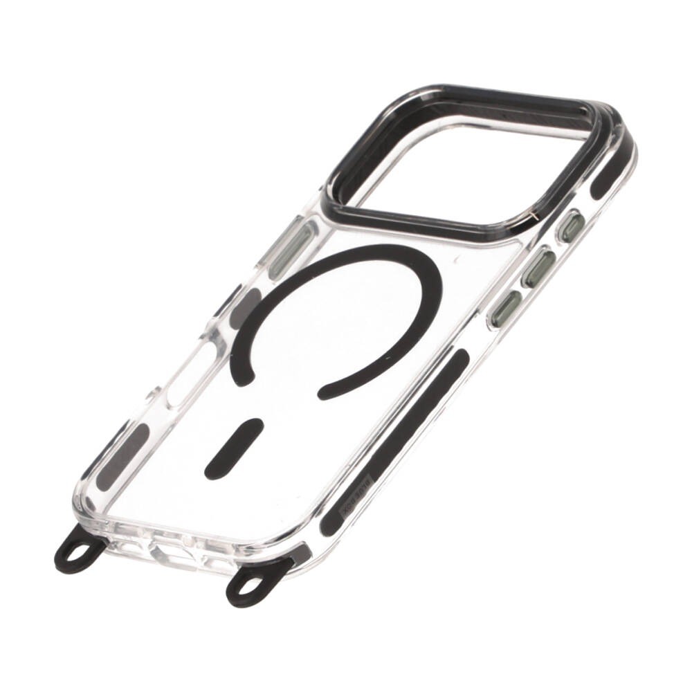 เคส Blue Box iPhone 17 Pro LanyardFlex Clear Black