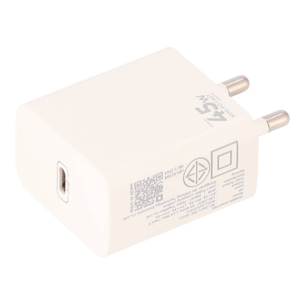 อะแดปเตอร์ Blue Box Wall USB Charger 1 USB-C (45W) White