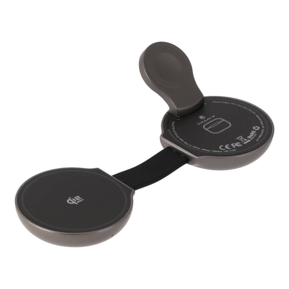 ที่ชาร์จไร้สาย TITANV 3-in-1 Qi2.2 MagVoyage Wireless Charger Foldable 25W Gray (Y309)