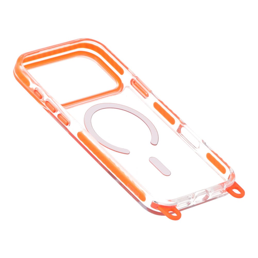 เคส Blue Box iPhone 17 Pro Max LanyardFlex Clear Orange