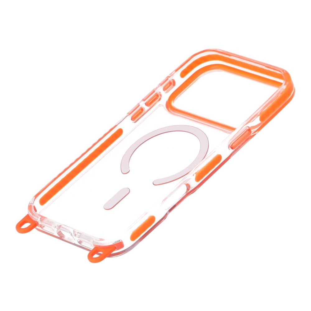 เคส Blue Box iPhone 17 Pro Max LanyardFlex Clear Orange
