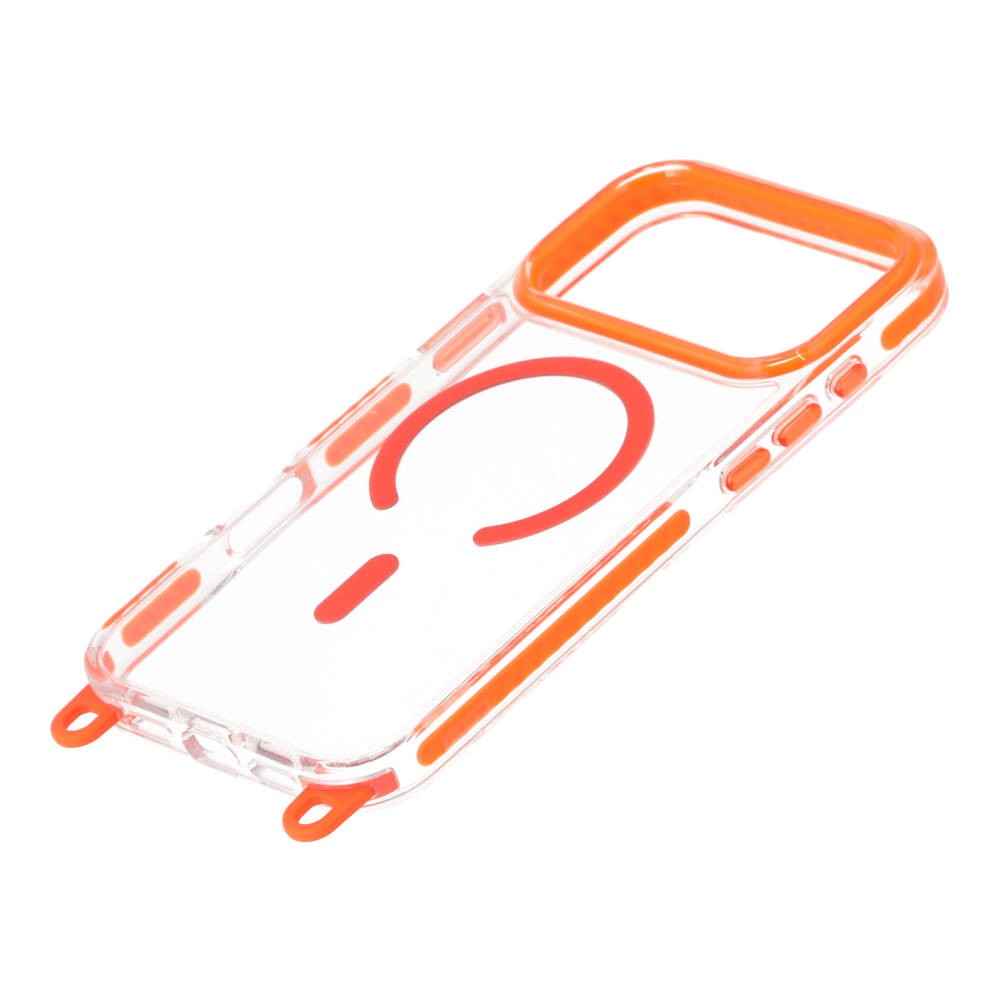 เคส Blue Box iPhone 17 Pro Max LanyardFlex Clear Orange