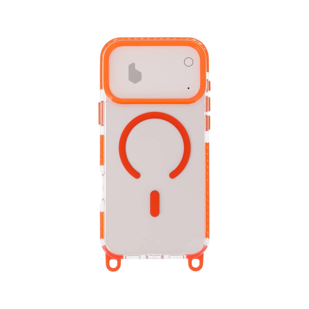 เคส Blue Box iPhone 17 Pro Max LanyardFlex Clear Orange