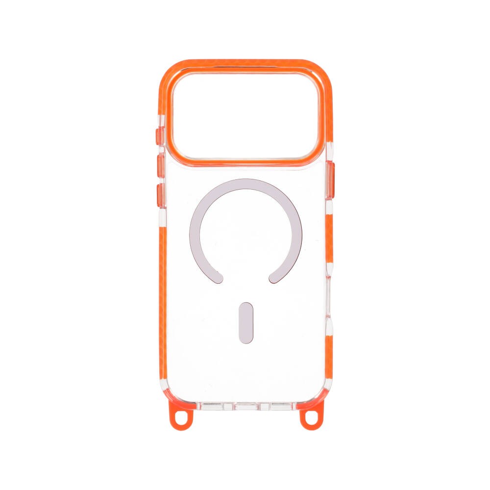เคส Blue Box iPhone 17 Pro Max LanyardFlex Clear Orange