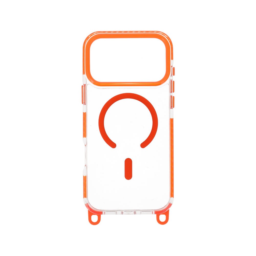 เคส Blue Box iPhone 17 Pro Max LanyardFlex Clear Orange