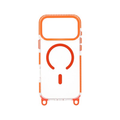 เคส Blue Box iPhone 17 Pro Max LanyardFlex Clear Orange