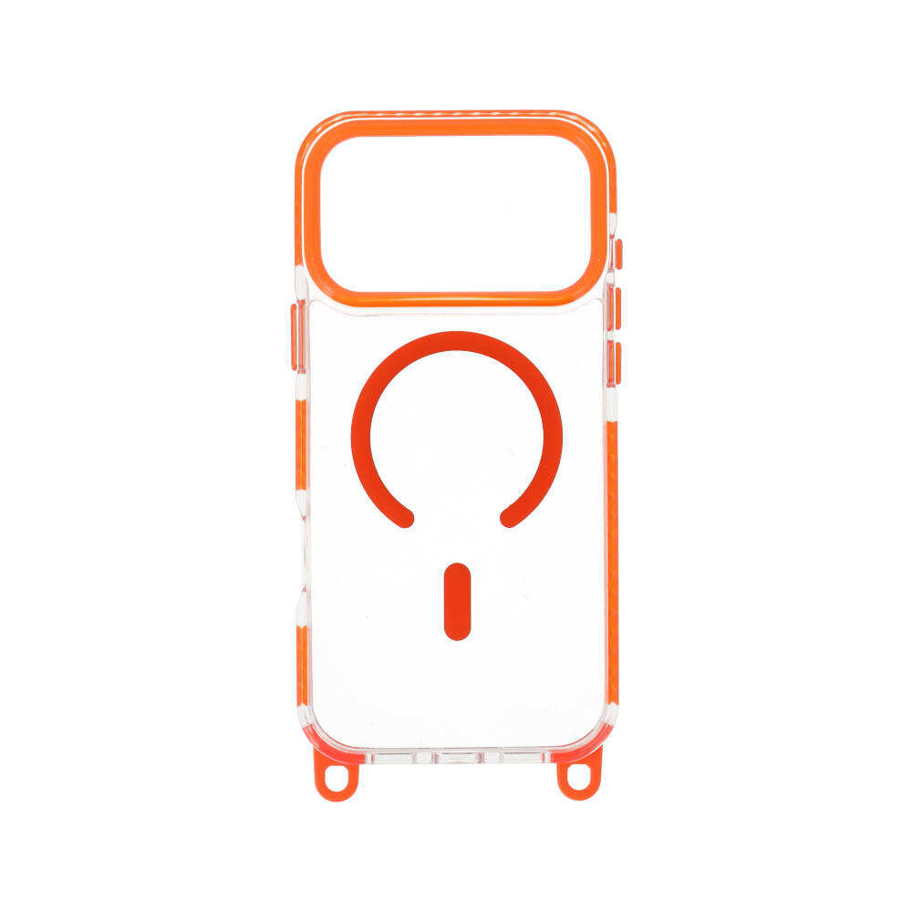เคส Blue Box iPhone 17 Pro Max LanyardFlex Clear Orange