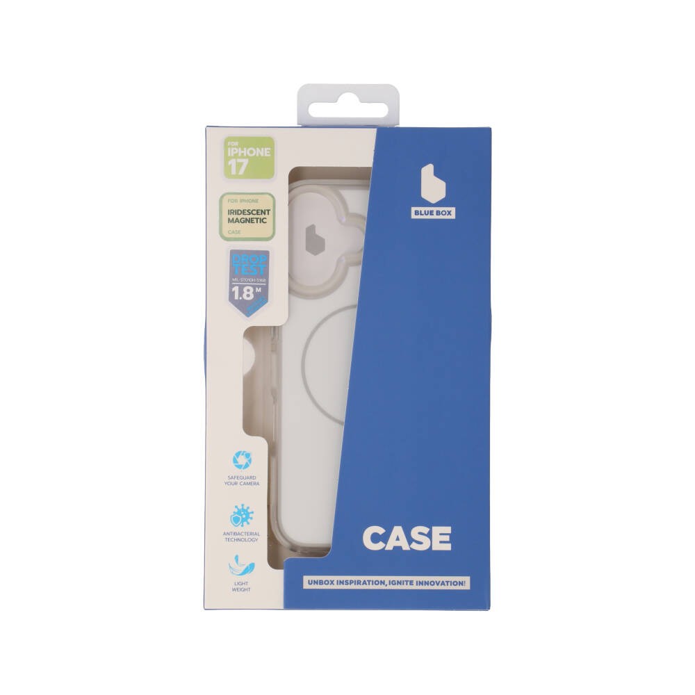 เคส Blue Box iPhone 17 lridescent with magnetic white