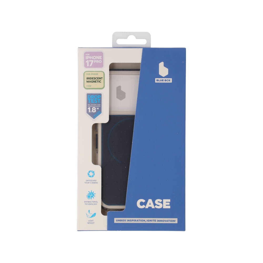 เคส Blue Box iPhone 17 Pro lridescent with magnetic Deep Blue