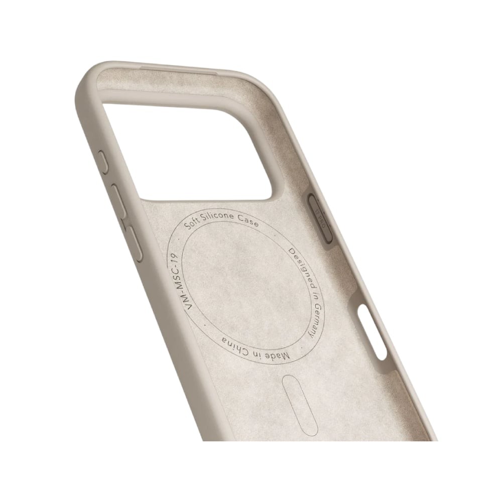 Vonmaehlen เคส iPhone 17 Pro Soft Silicone - Cream