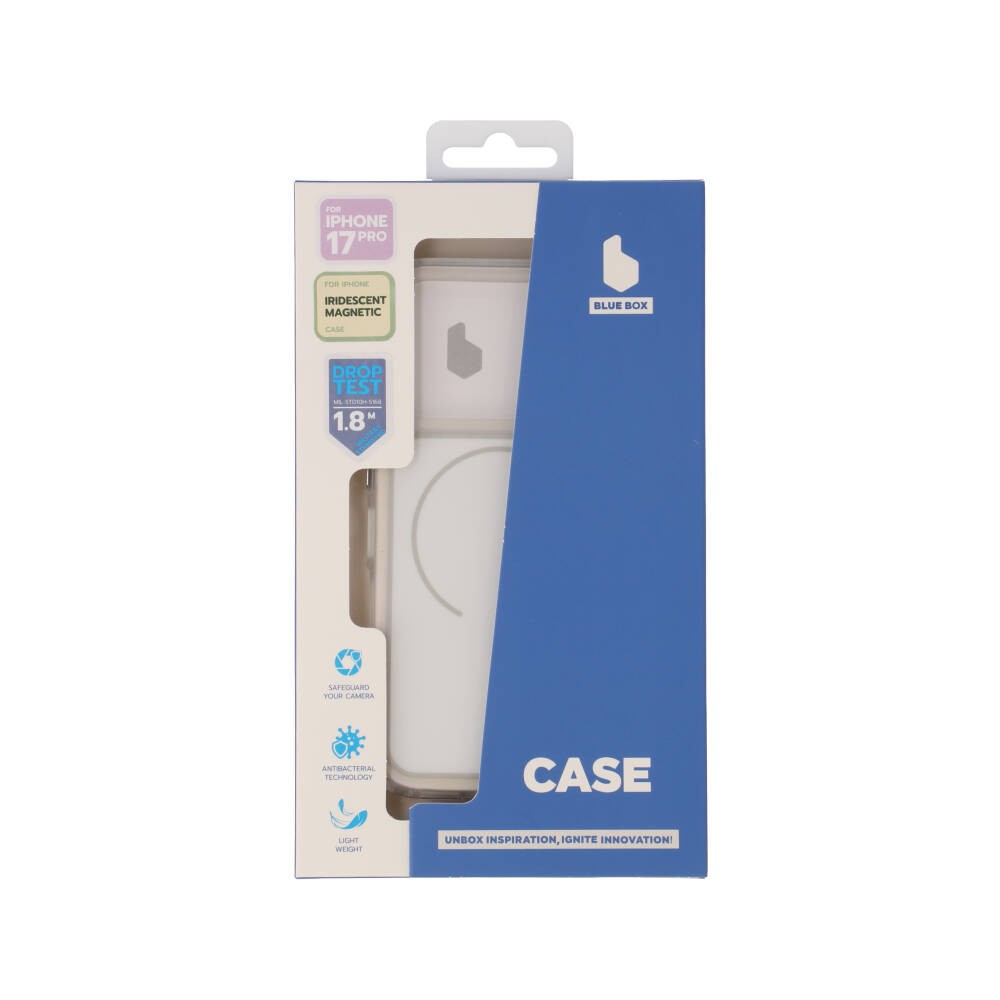 เคส Blue Box iPhone 17 Pro lridescent with magnetic white