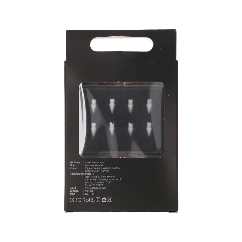 หัวปากกาไอแพด FOX Stylus Apple Pencil Tips Gen1/2 White (8 Pack)