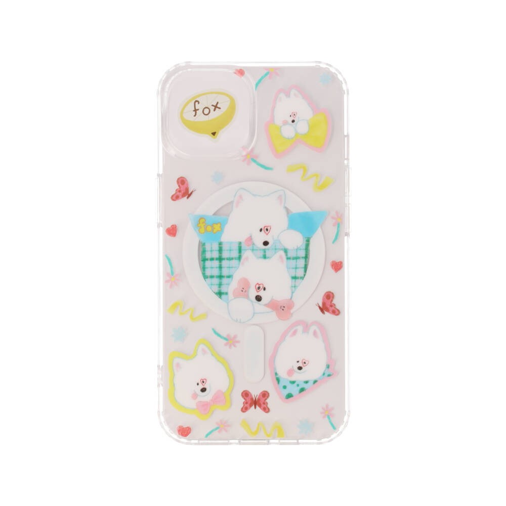 FOX x WORAPEACH เคส iPhone 13/14 Samoyed Magnetic