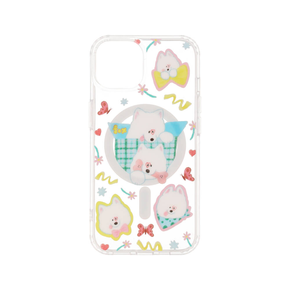 FOX x WORAPEACH เคส iPhone 13/14 Samoyed Magnetic