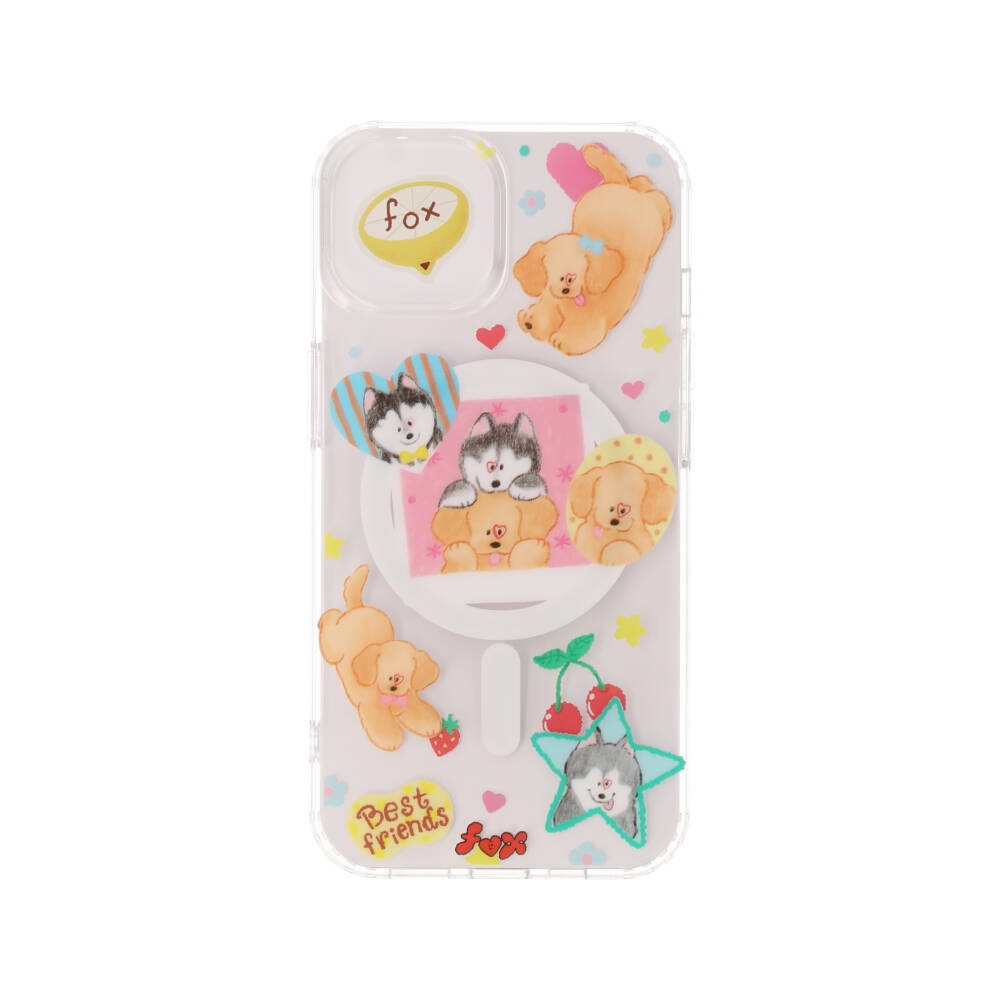 FOX x WORAPEACH เคส iPhone 13/14 Golden/Husky Magnetic