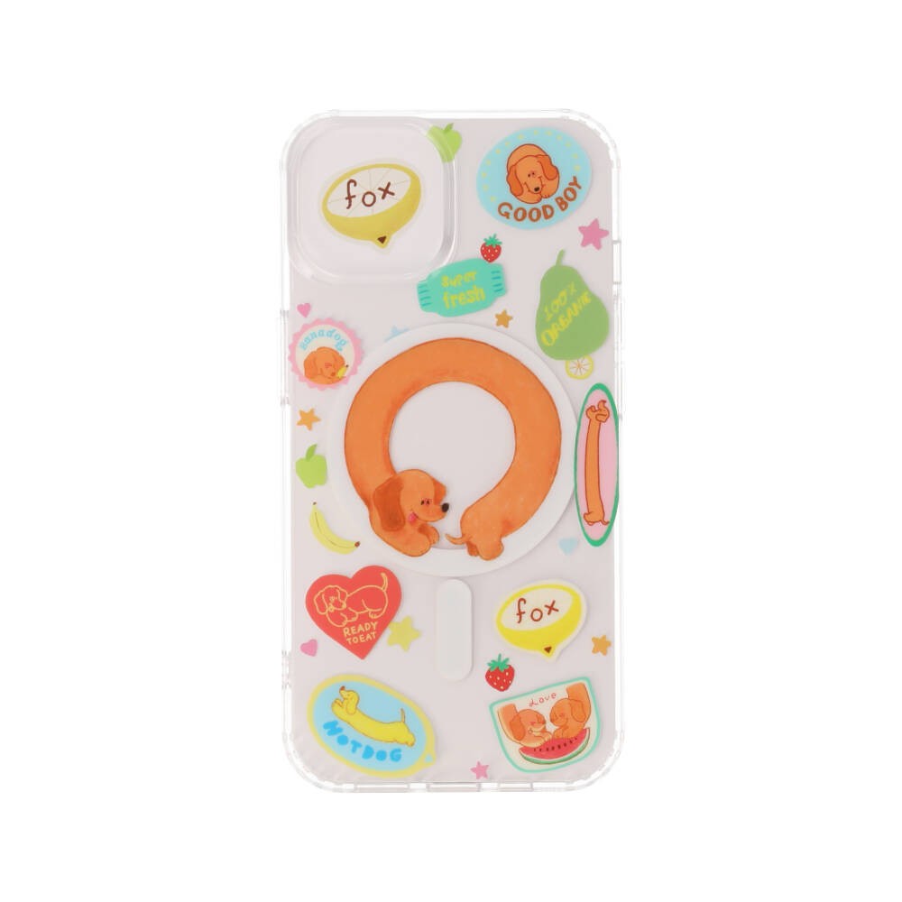 FOX x WORAPEACH เคส iPhone 13/14 Dachshund Magnetic