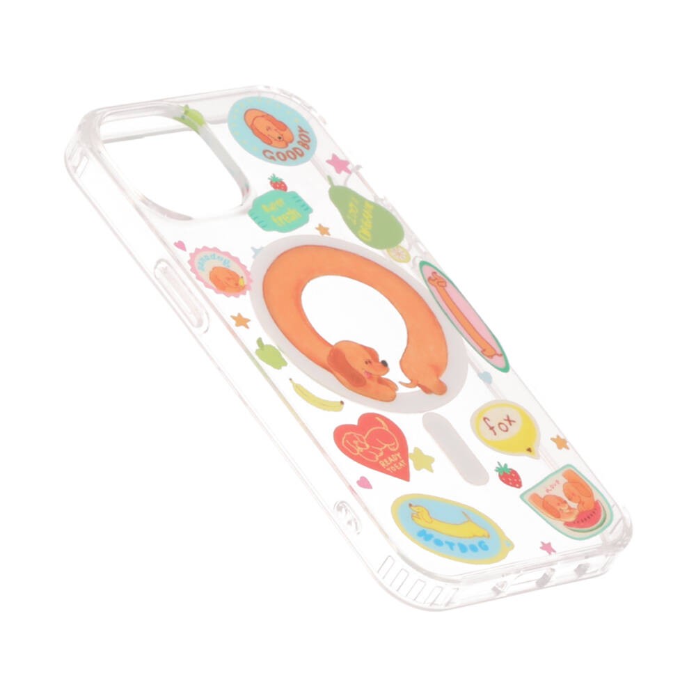 FOX x WORAPEACH เคส iPhone 13/14 Dachshund Magnetic
