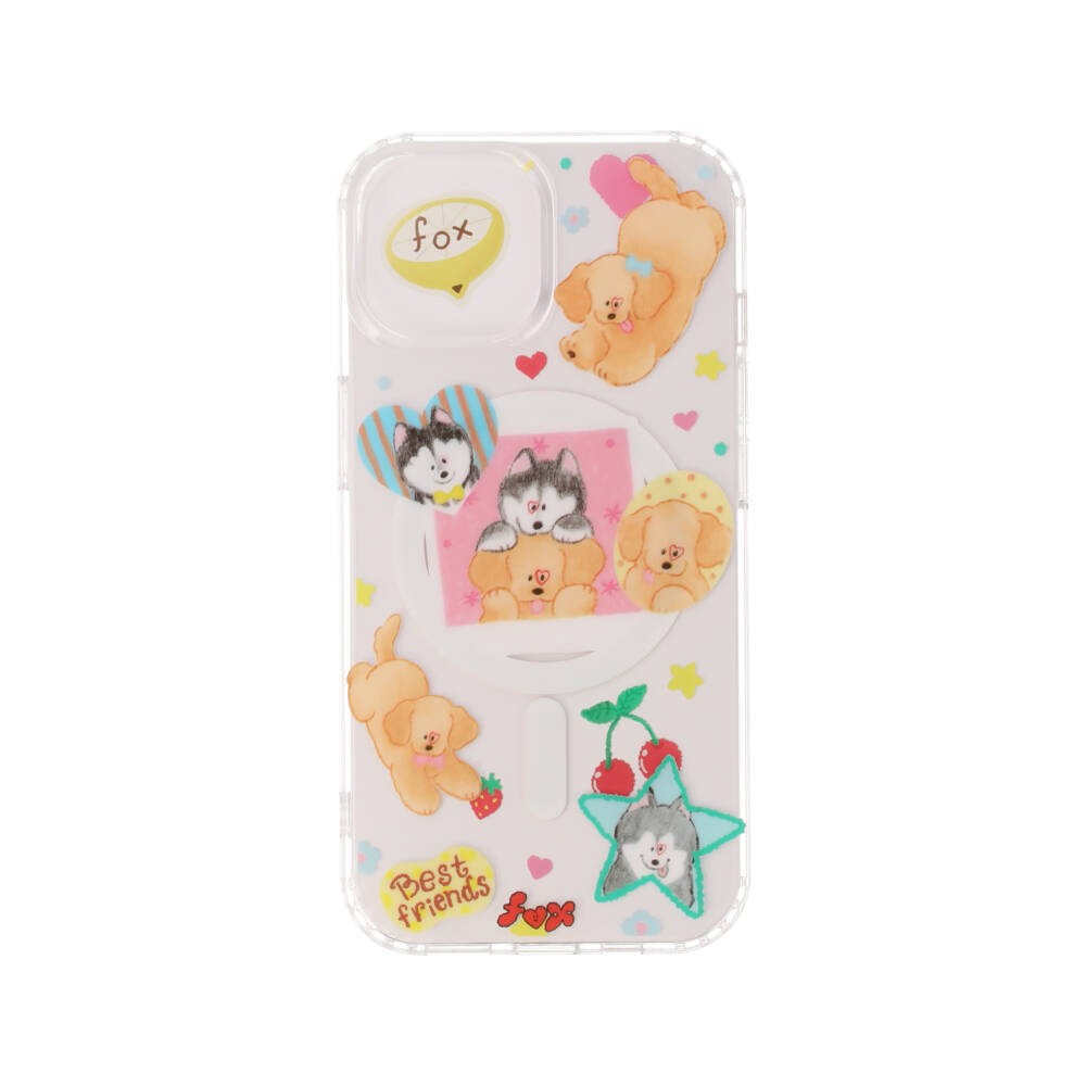 FOX x WORAPEACH เคส iPhone 15 Golden/Husky Magnetic