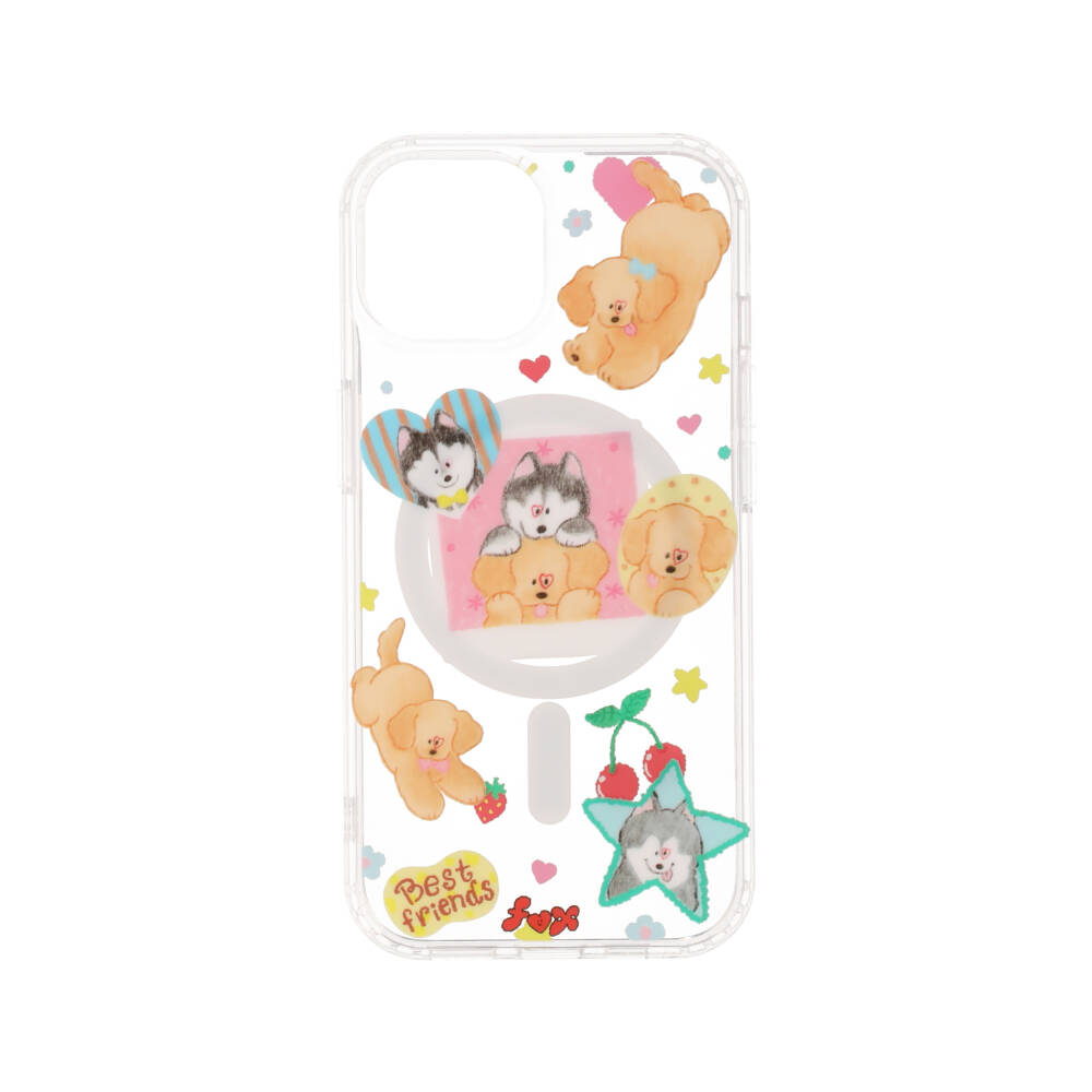 FOX x WORAPEACH เคส iPhone 15 Golden/Husky Magnetic