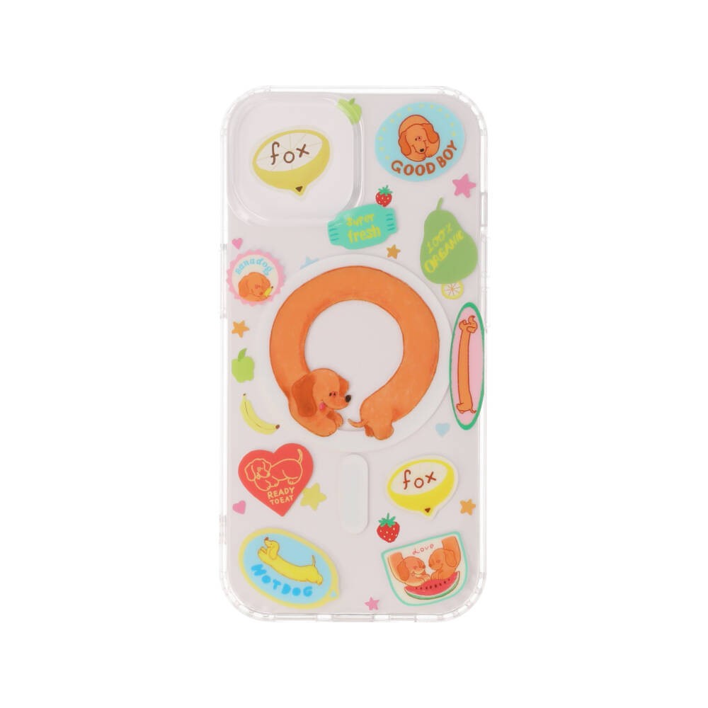 FOX x WORAPEACH เคส iPhone 15 Dachshund Magnetic