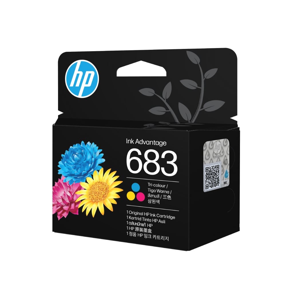 หมึกเครื่องปริ้น HP 683 Tri-color Original Ink Advantage Cartridge (for ...
