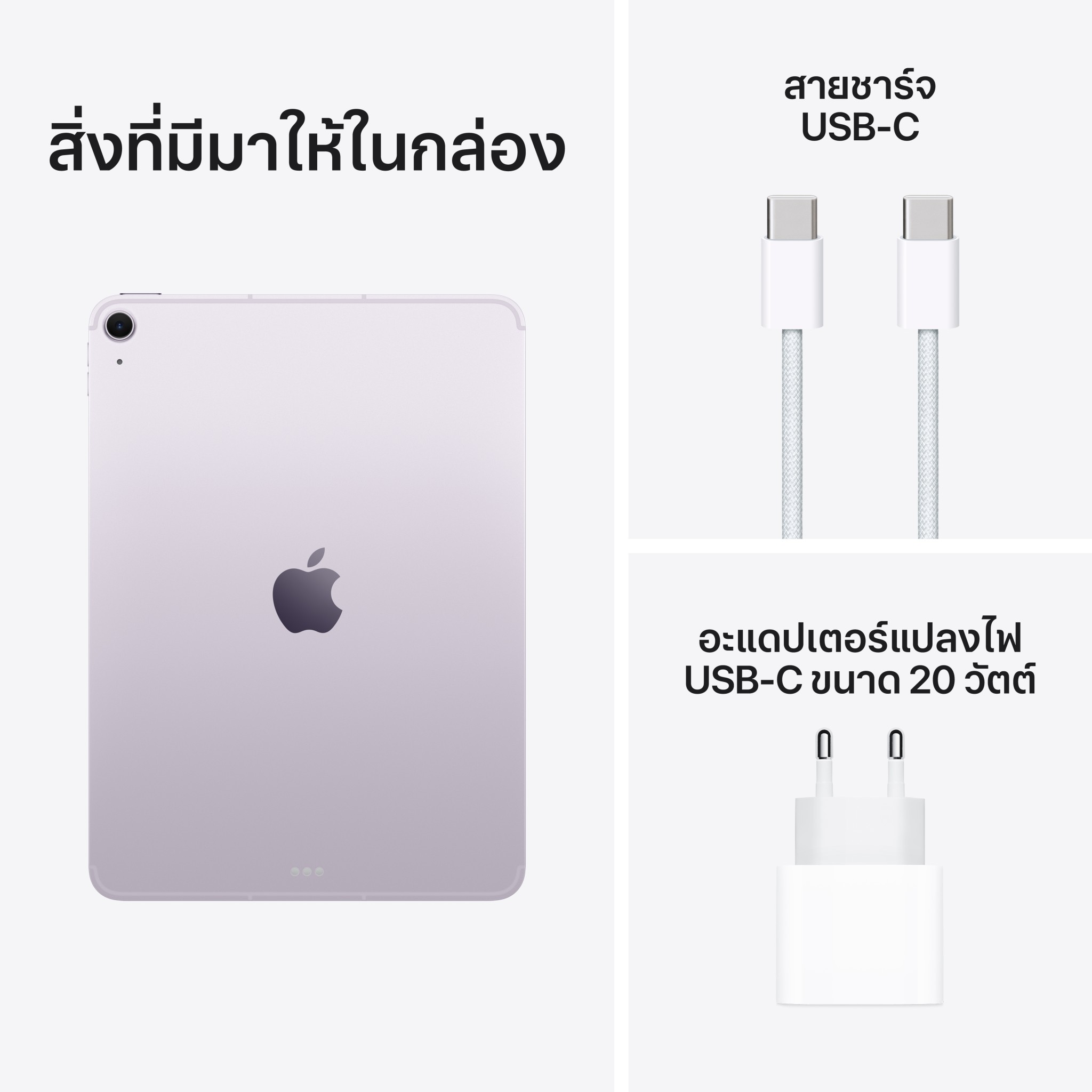 iPad Air 11-inch (M4) Wi-Fi + Cellular 1TB - Purple (2026)