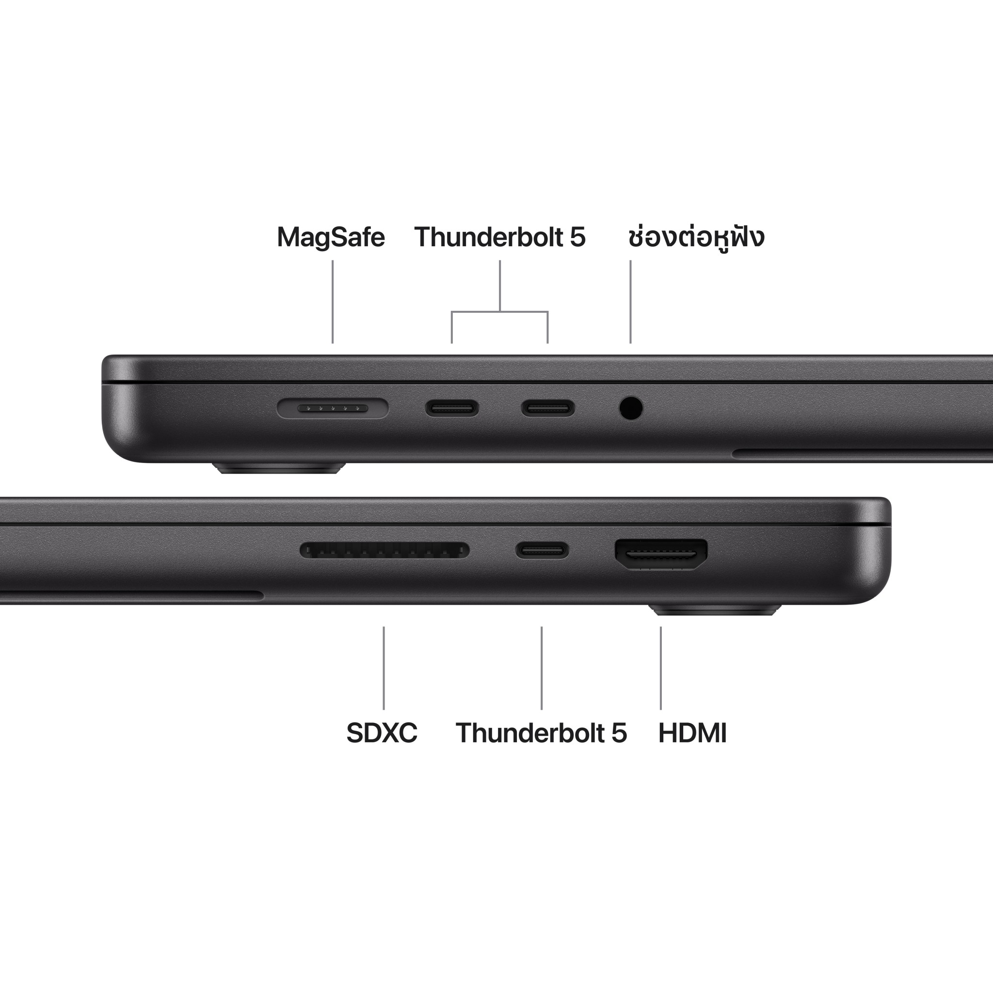 MacBook Pro 16 : M5 Max chip 18C CPU/32C GPU/36GB/2TB Space Black - 2026 (Eng-Keyboard)