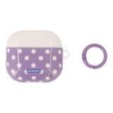 เคส Blue Box AirPods 4 Polka dots White/Purple